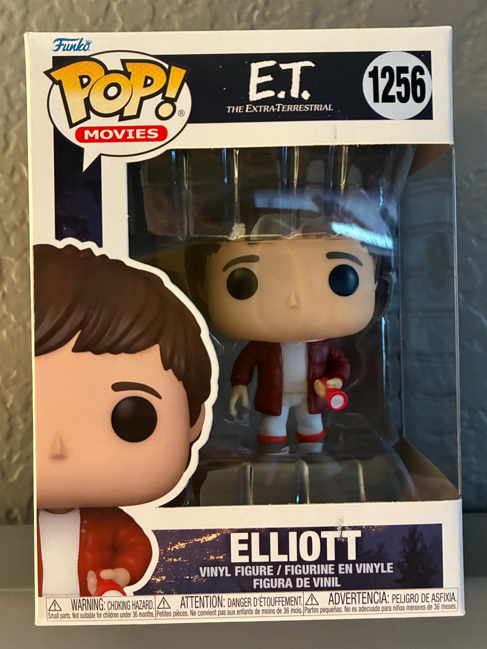 NWT Funko Pop! The E.T. Movie 40th anniversary “Elliott” Vinyl Figure #1256.